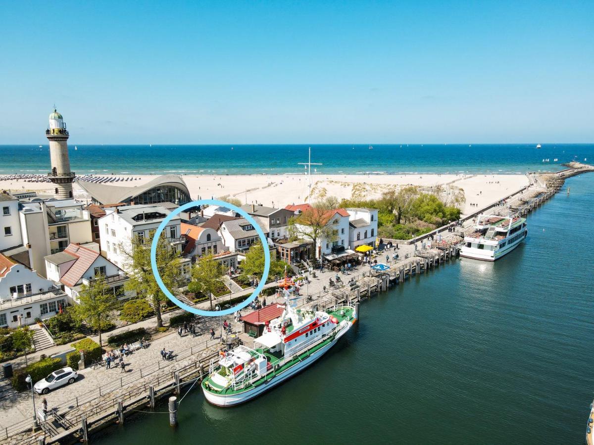 Kapitaenshaus In Wasserlage! Traumapartments Warnemuende Rostock Exteriér fotografie